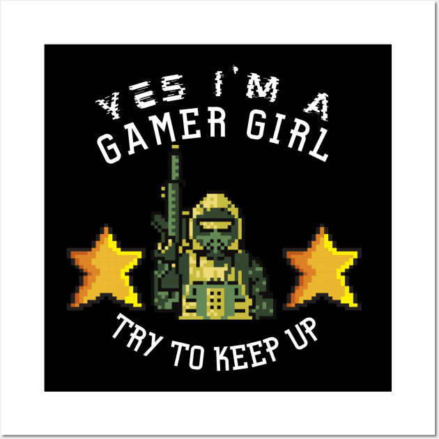 I'm a gamer girl Wall Art by Leap Arts